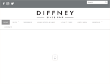 Tablet Screenshot of diffney.ie